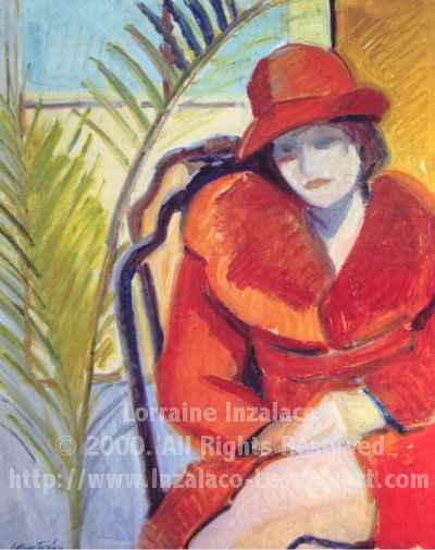 Orange Coat and Hat